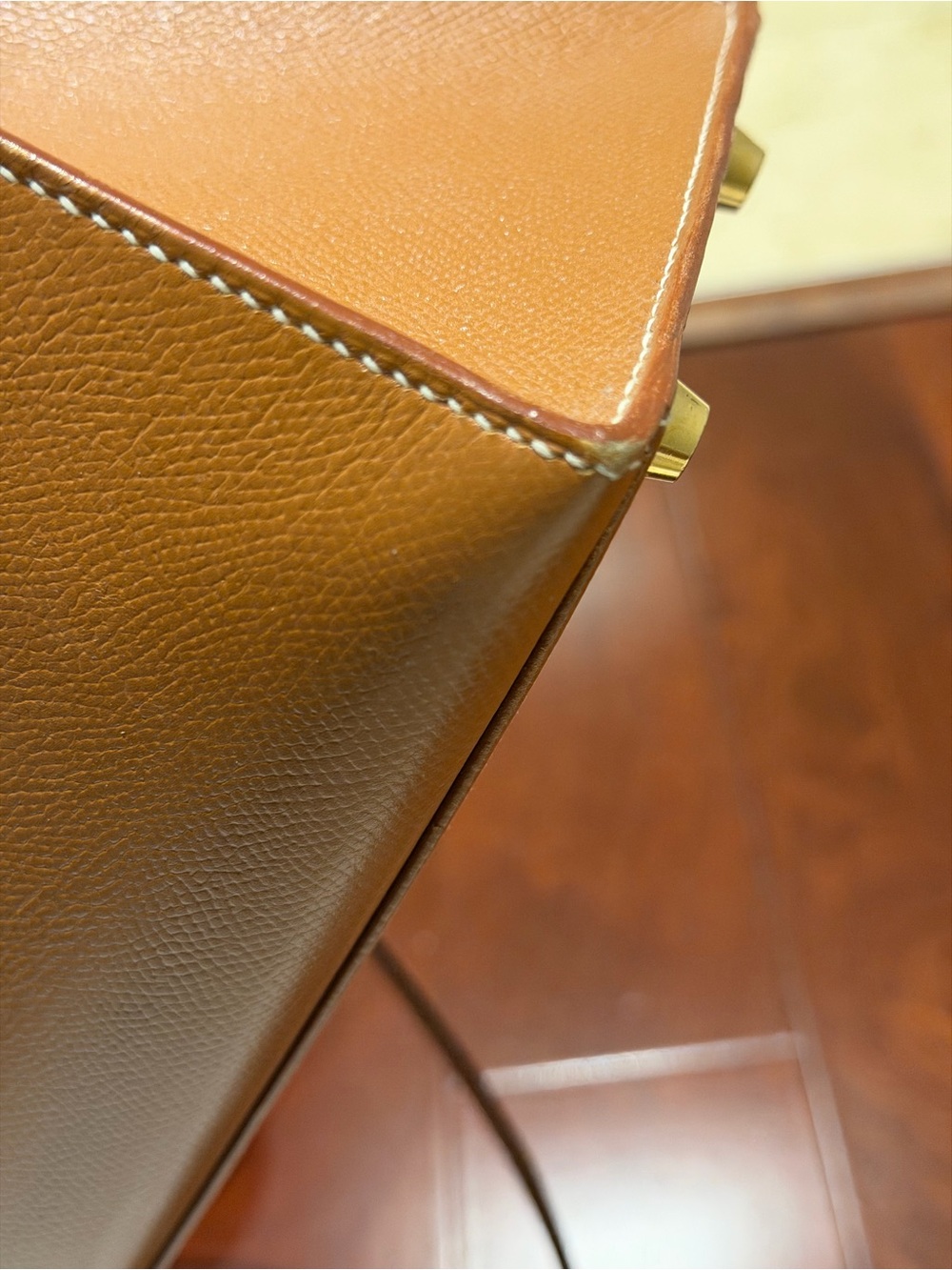 Hermes Kelly 32 Gold Epsom authentic - Picture 6 of 6